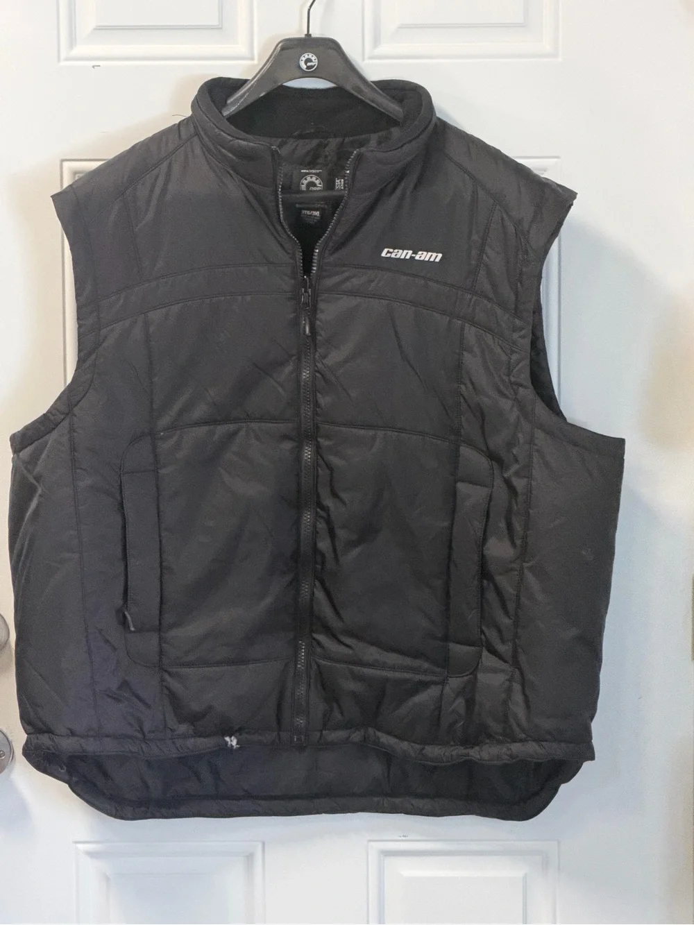 Men's Black Quilted Insulated Vest